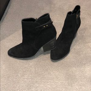 Treasure & Bond Black suede booties Size10